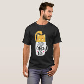 T-shirt Tasse de café Chat Orange Chat (Devant entier)
