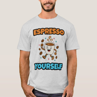 T-shirt Tasse de café dansant Espresso Ash Tee