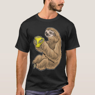 T-shirt Tasse de café de la paresse