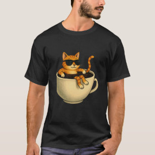 T-shirt Tasse de café pour chat Lunettes de soleil Piscine