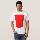 T-shirt tasse de partie (Devant entier)