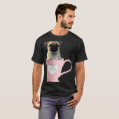 T-shirt Tasse de Pug L 2 (Devant entier)