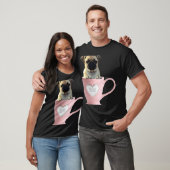 T-shirt Tasse de Pug L 2 (Unisexe)