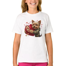 Tasse drôle de Saint-Valentin pour Yorkie | Cadeau