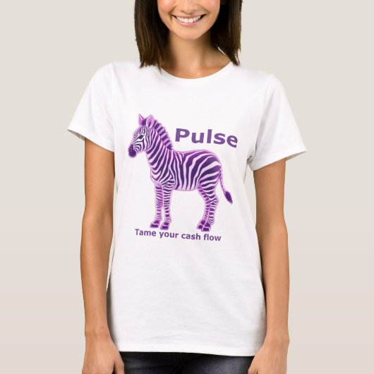 T-shirt Tasse Pulse Zebra (Devant)
