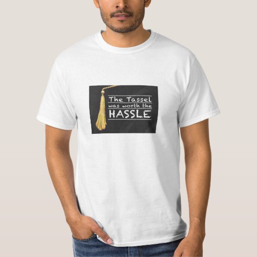 T-shirt Tassel Hassle Silver (Devant)