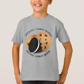 T-shirt Taster officiel des cookies (Devant)