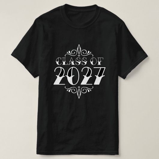 T-shirt Tat Class of 2027 Graduation (Design devant)