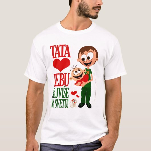 T-shirt Tata aime Bebu - Bela 2 (Devant)