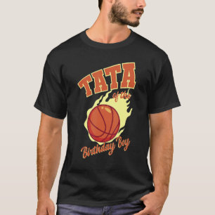 T-shirt Tata Of The Birthday Boy Basketball Famille Annive