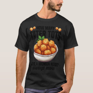 T-shirt Tater Tots Costume Snack Tater Tots Ventilateur Ta