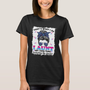 T-shirt Tatie chérie au chignon désordonné qui garde le se