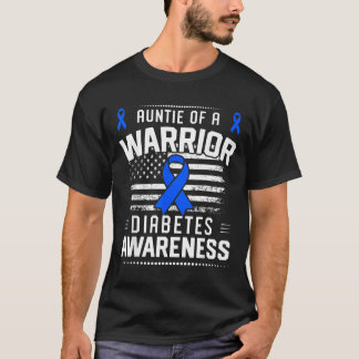 T-shirt Tatie d'un guerrier T1d T2d diabétique Diabète
