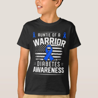 T-shirt Tatie d'un guerrier T1d T2d diabétique Diabète