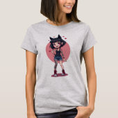T-SHIRT TATOO GIRL COEURS (Devant)