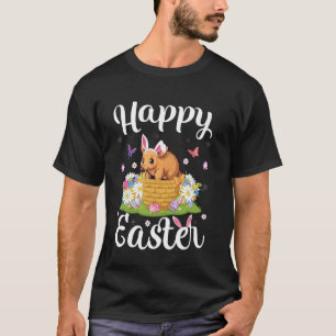 T-shirt Tatou Joyeuses Pâques Chasse aux œufs Lapin Oreill