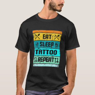 T-shirt Tatouage Artiste Tatoueur Adulte Tatouage Drôle