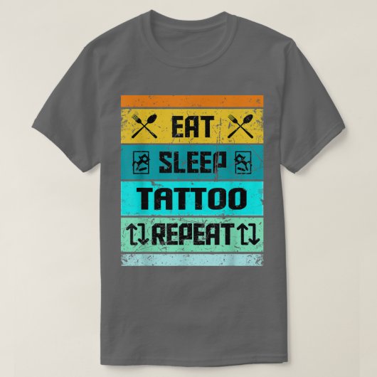 T-shirt Tatouage Artiste Tatoueur Adulte Tatouage Drôle  (Design devant)