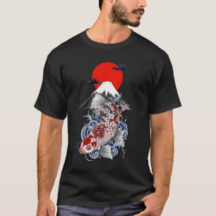 T-shirt Tatouage asiatique Poisson Koi Japonais T-Shir