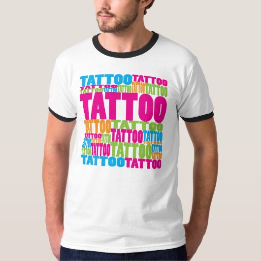 T-shirt Tatouage coloré (Devant)