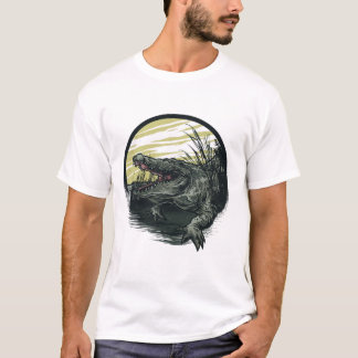 T-shirt tatouage crocodile