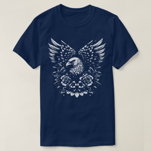 T-shirt tatouage d'aigle (Design devant)