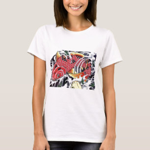 T-shirt Tatouage de carpe Koi japonaise