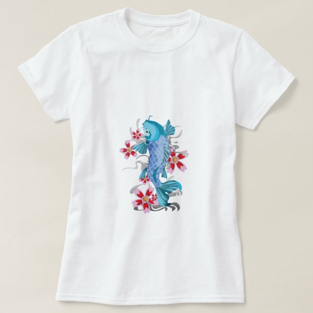 T-shirt Tatouage de Koi (Design devant)