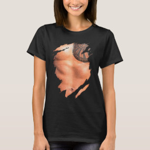 T-shirt Tatouage de poitrine muscles abdominaux en tablett