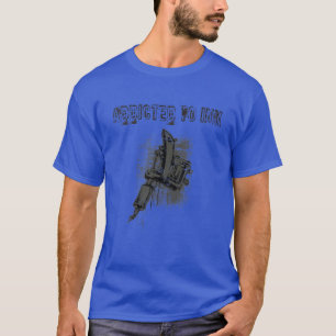 T-shirt Tatouage Dire, Addicité À L'Encre, Machine De Tato