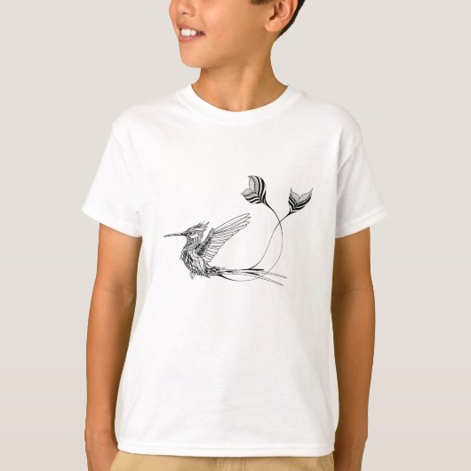 T-shirt Tatouage d'oiseau de Psychedlic (Devant)
