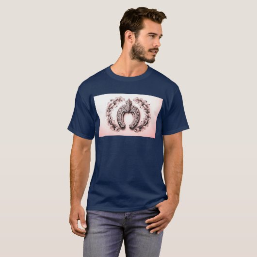 T-shirt tatouage en fer à cheval (Devant entier)