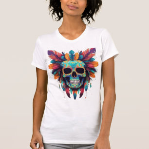 T-shirt Tatouage en ligne amérindien