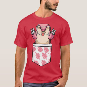 T-shirt Tatouage fée rose Pichiciego drôle de tatou