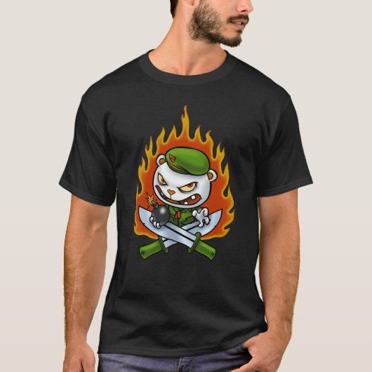 T-shirt Tatouage Flippy de flamme (Devant)