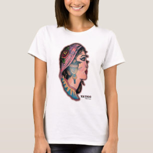 T-shirt Tatouage gitan vintage
