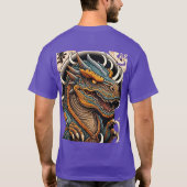 T-shirt tatouage japonais Dinosaur (Dos)