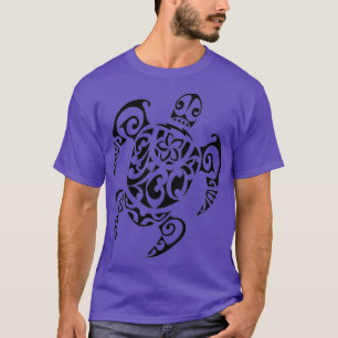 T-shirt tatouage maori polynésien art des tortues de mer