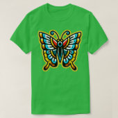 T-shirt tatouage papillon (Design devant)
