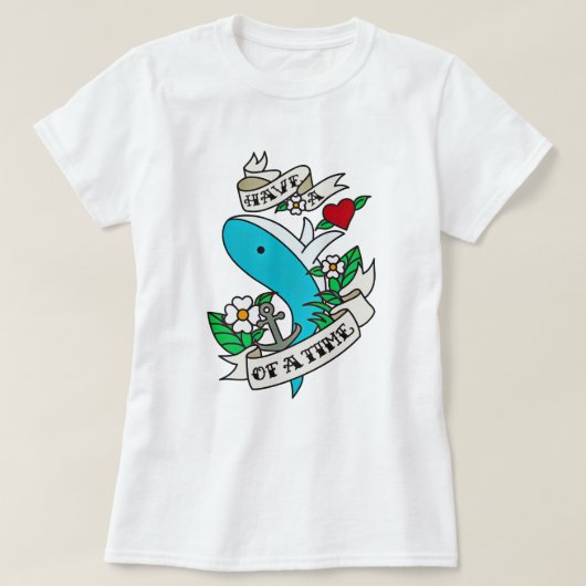 T-shirt Tatouage rétro (Design devant)