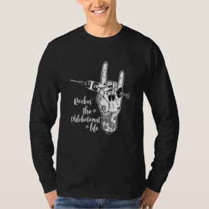 T-shirt Tatouage Rockin' La Vie De Phlébotomiste Main Avec