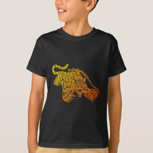 T-shirt Tatouage Sak Yant Muay Thai Brave Tiger Kickboxing