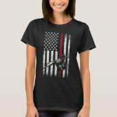 T-shirt Tatouage Tatouage Artiste USA Drapeau Tatouage fil (Devant)