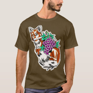 T-shirt Tatouage traditionnel du renard