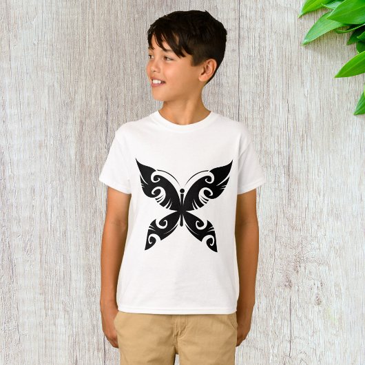 T-shirt Tatouage Tribal Papier Tatouage Gras Noir Style En