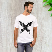 T-shirt Tatouage Tribal Papier Tatouage Gras Noir Style En