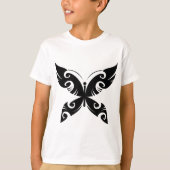 T-shirt Tatouage Tribal Papier Tatouage Gras Noir Style En (Devant)