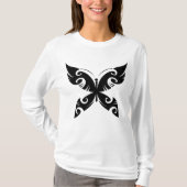 T-shirt Tatouage Tribal Papier Tatouage Gras Noir Style En (Devant)