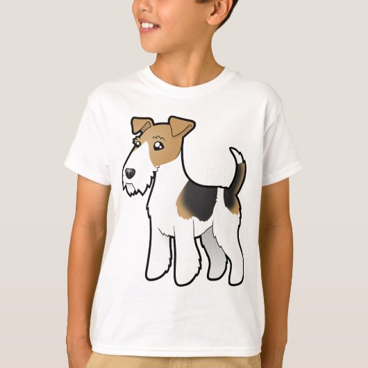 T-shirt Tatouage Wire Fox Terrier (Devant)