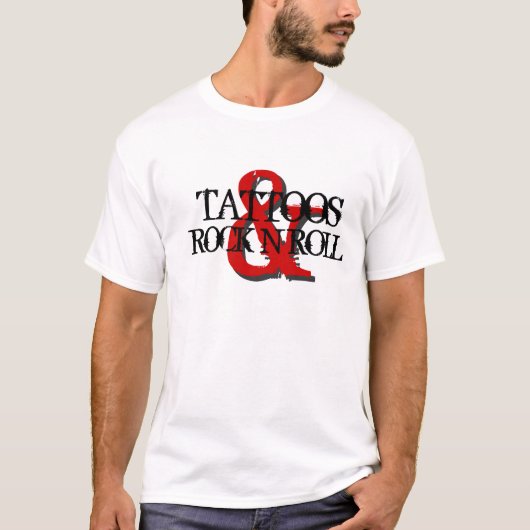 T-shirt Tatouages & Rock N Roll (Devant)